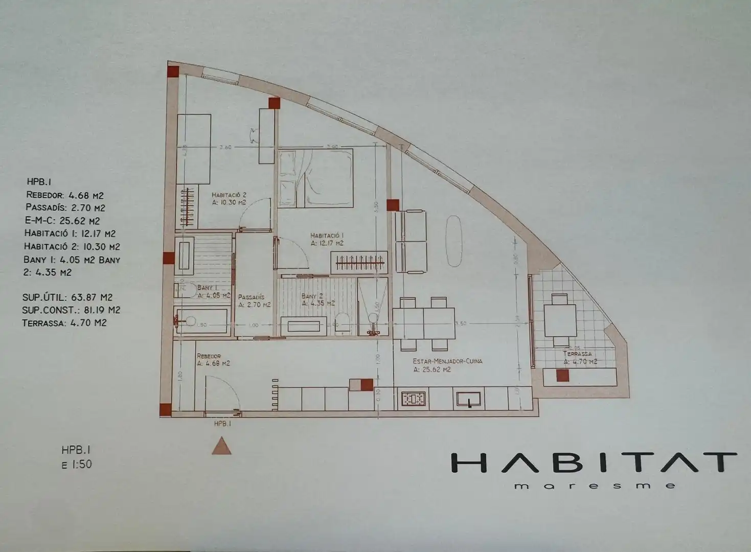 Piso en venta en Calella con Calefacción y Terraza