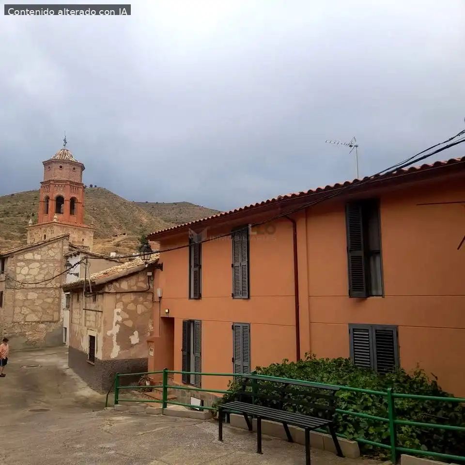 Vista exterior de Casa adosada en venta en Cascante del Río con Calefacción, Terraza y Balcón