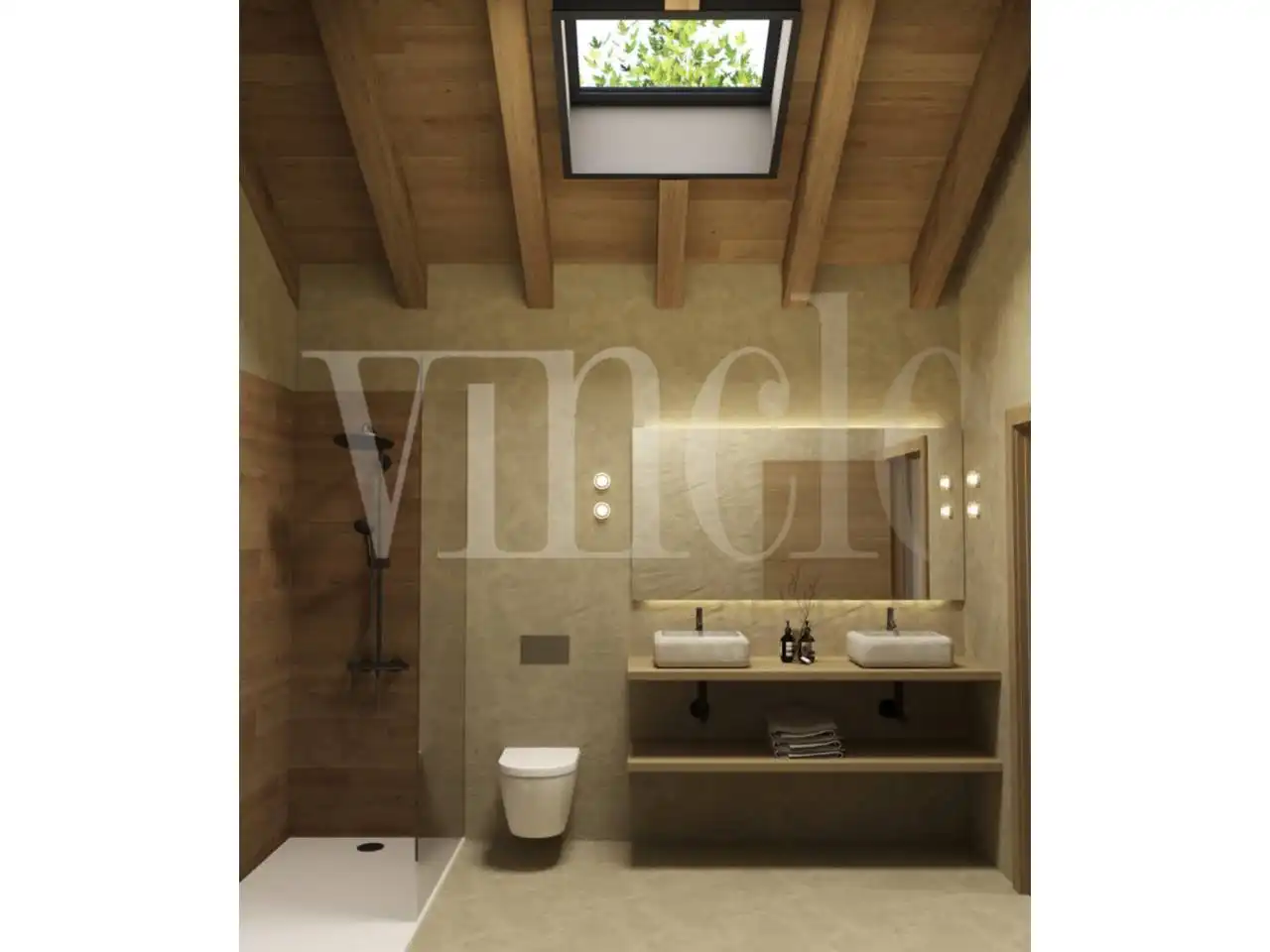 Baño de Casa o chalet en venta en Ger con Calefacción, Jardín privado y Parquet