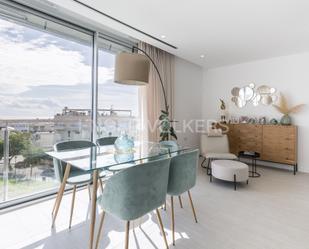 Sala d'estar de Apartament en venda en Sitges amb Aire condicionat, Calefacció i Parquet