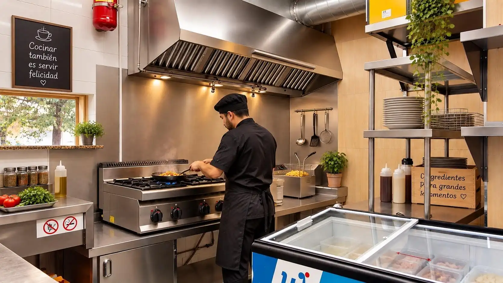Cocina de Local en venta en Granada con Aire acondicionado y Amueblado