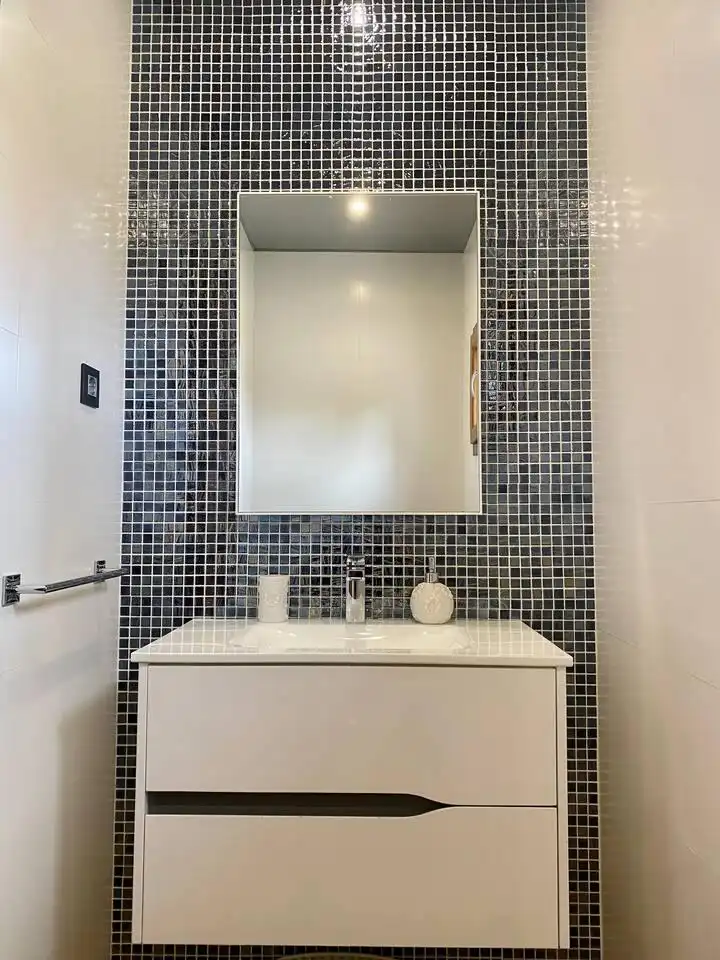 Baño de Casa o chalet de alquiler en Casabermeja con Aire acondicionado, Jardín privado y Piscina