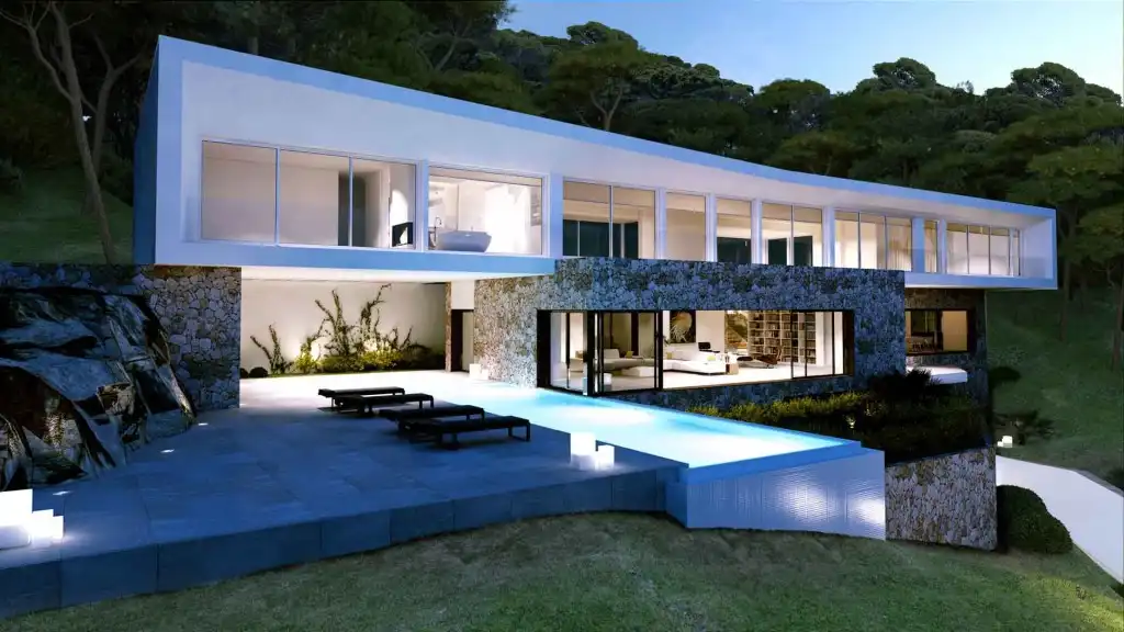 Exterior view of Houses for sale in Calvià  with Air Conditioner, Heating and Private garden