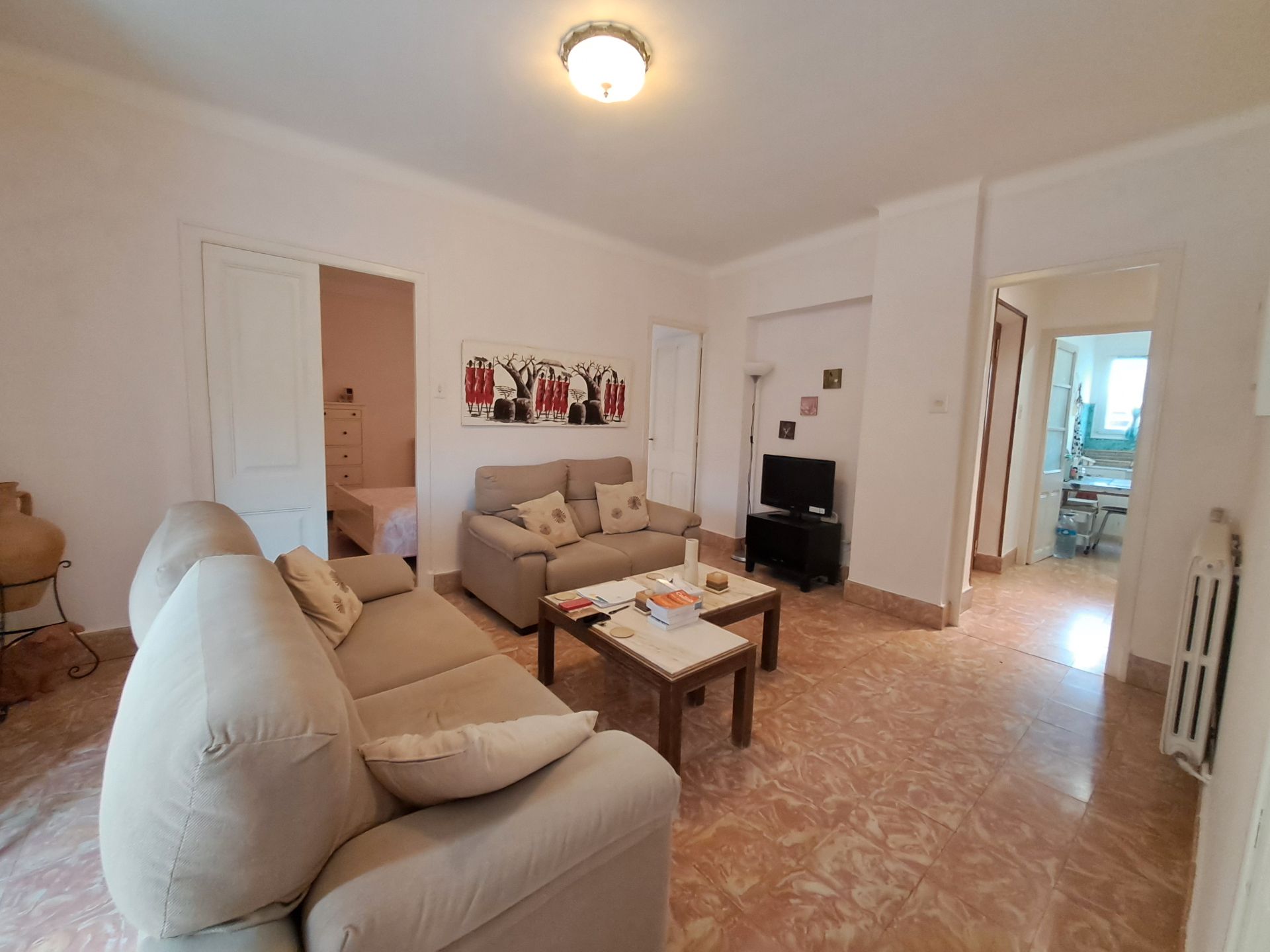 Living room of Flat for sale in Benissanet  with Air Conditioner, Heating and Furnished