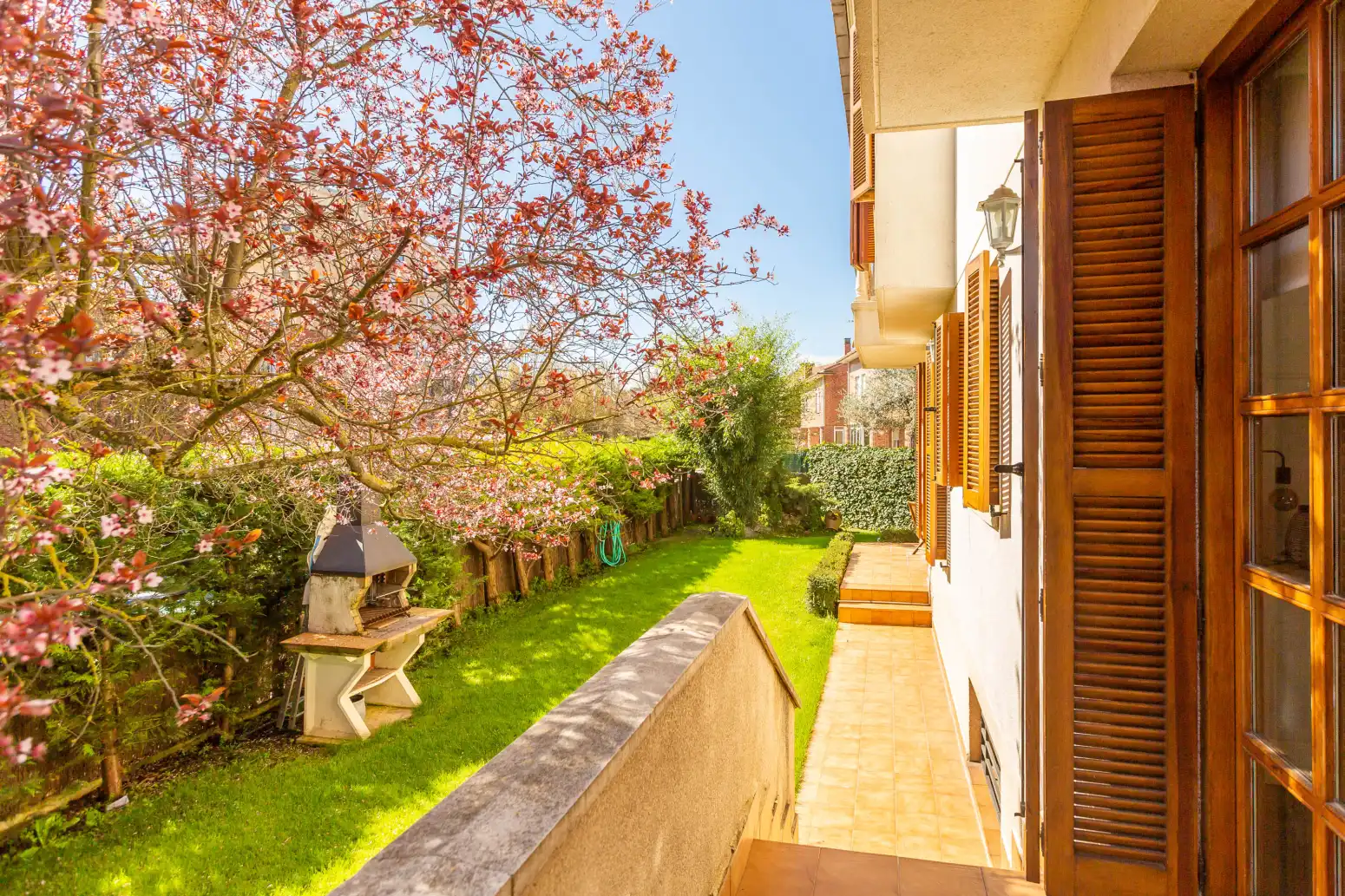 Jardín de Casa o chalet en venta en Zizur Mayor / Zizur Nagusia con Calefacción y Parquet