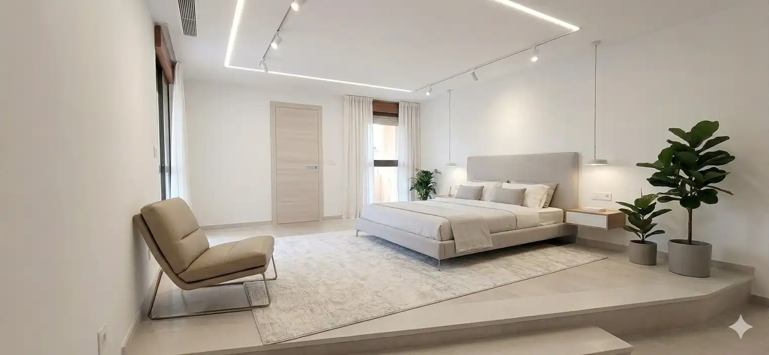 Bedroom of Detached homes for sale in Benalmádena  with Storage room, Swimming Pool and Balcony