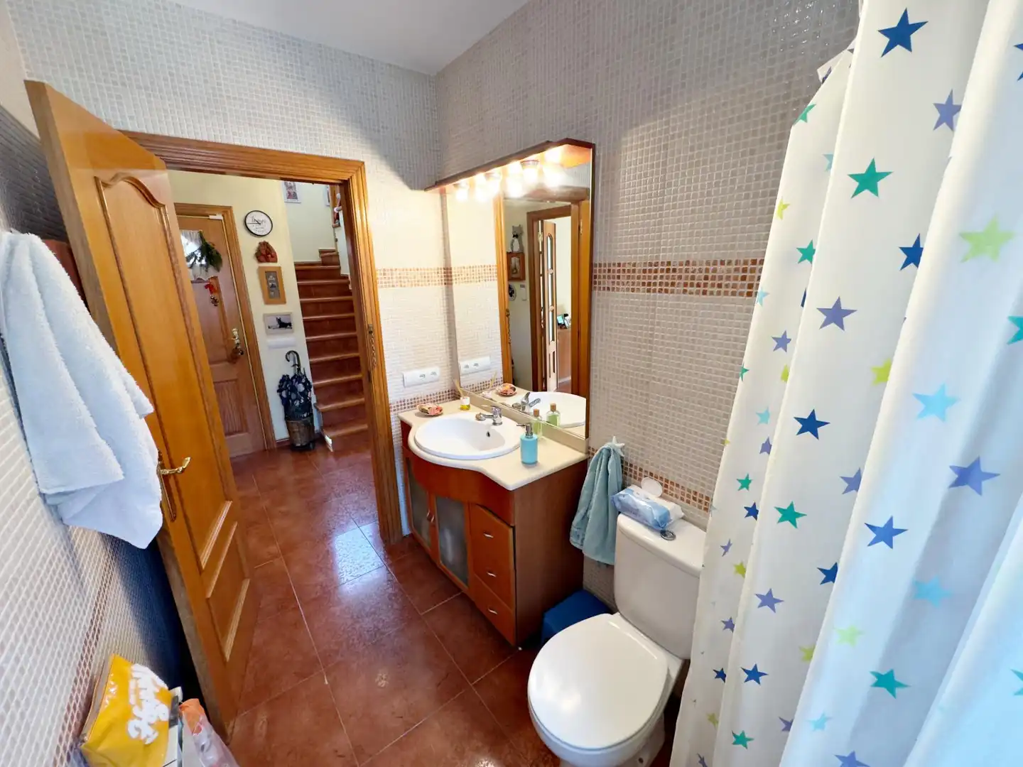 Bathroom of Houses for sale in Vallirana  with Heating, Private garden and Terrace
