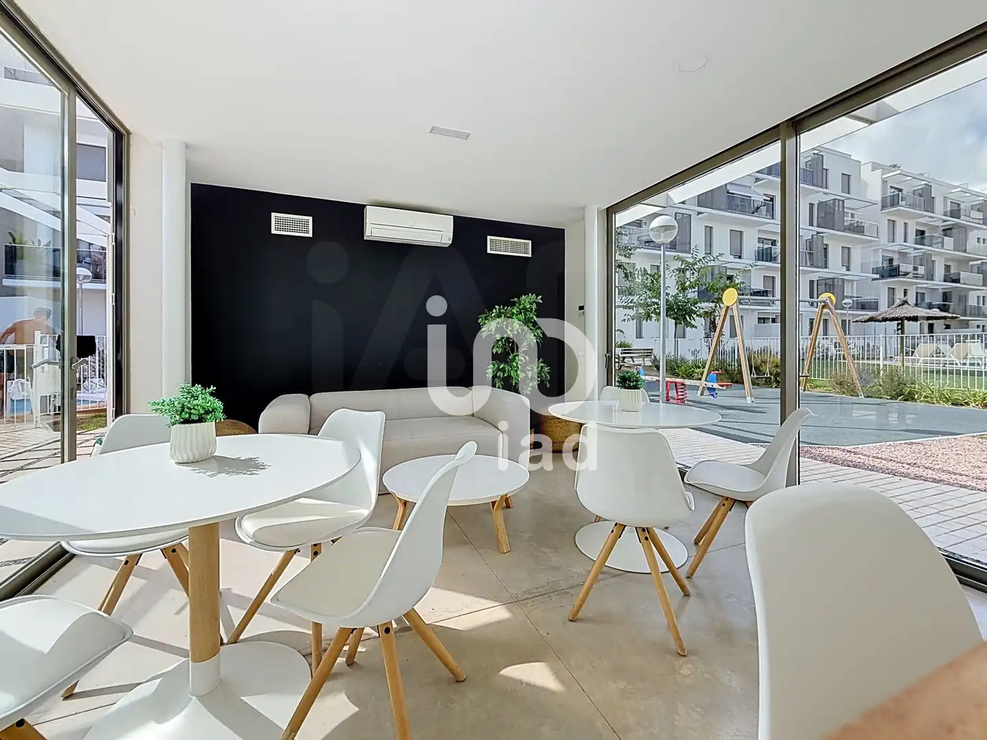 Terrace of Flat for sale in Dénia  with Air Conditioner, Heating and Swimming Pool
