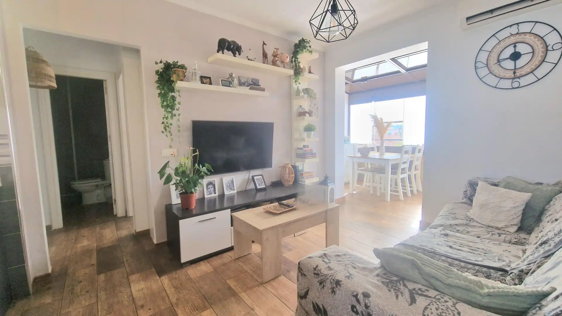 Sala de estar de Piso en venta en Mijas con Aire acondicionado, Calefacción y Terraza