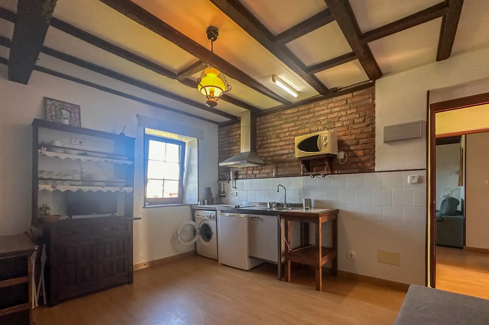 Cocina de Casa o chalet en venta en Alfoz de Lloredo con Calefacción, Jardín privado y Terraza