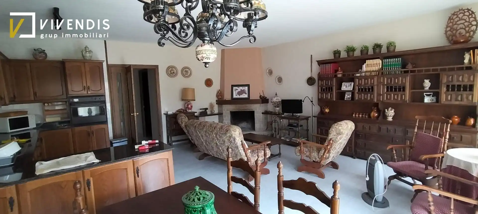 Living room of Houses for sale in Castelldans  with Terrace, Storage room and Balcony