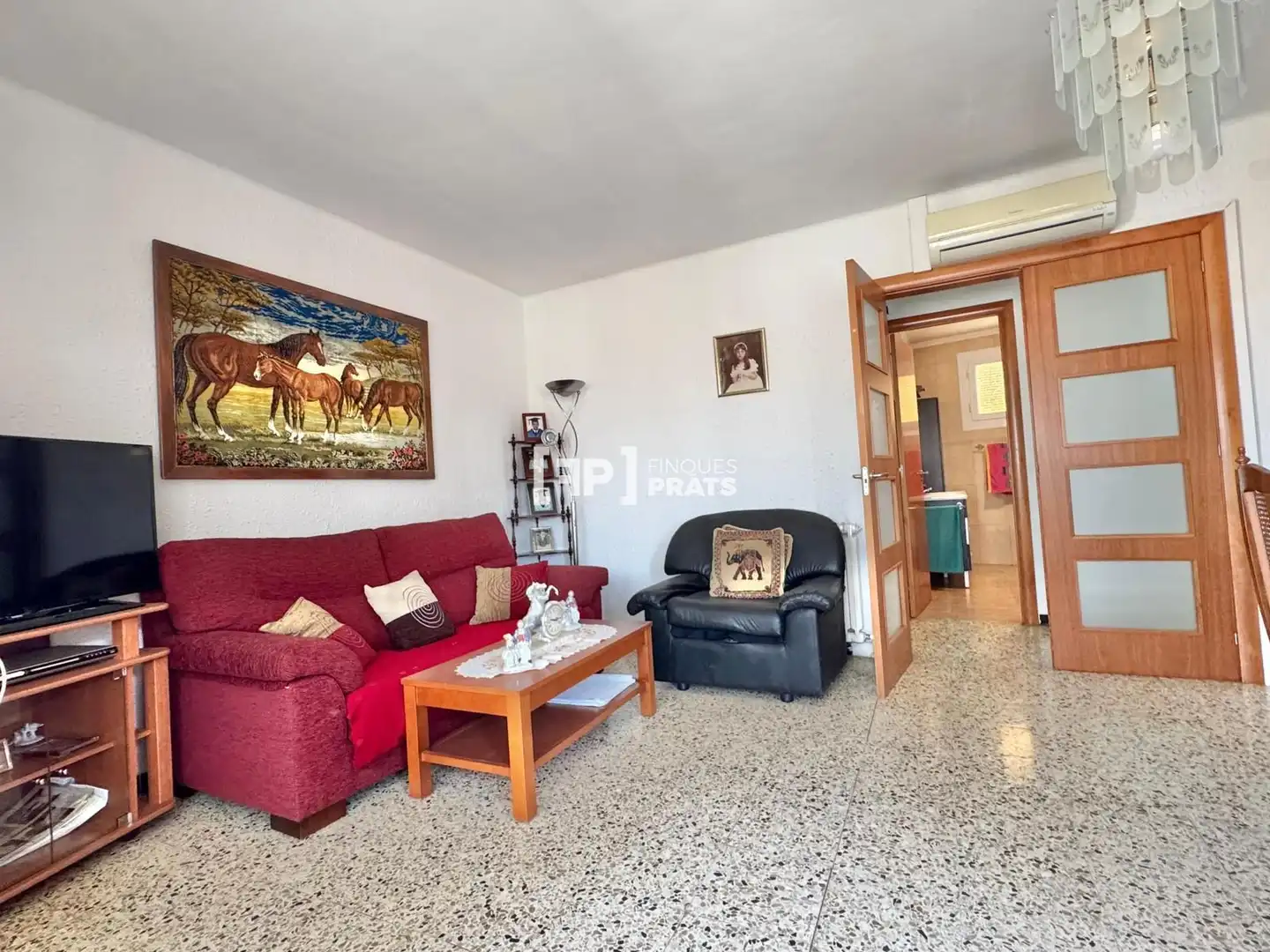 Sala d'estar de Casa o xalet en venda en Alguaire amb Aire condicionat