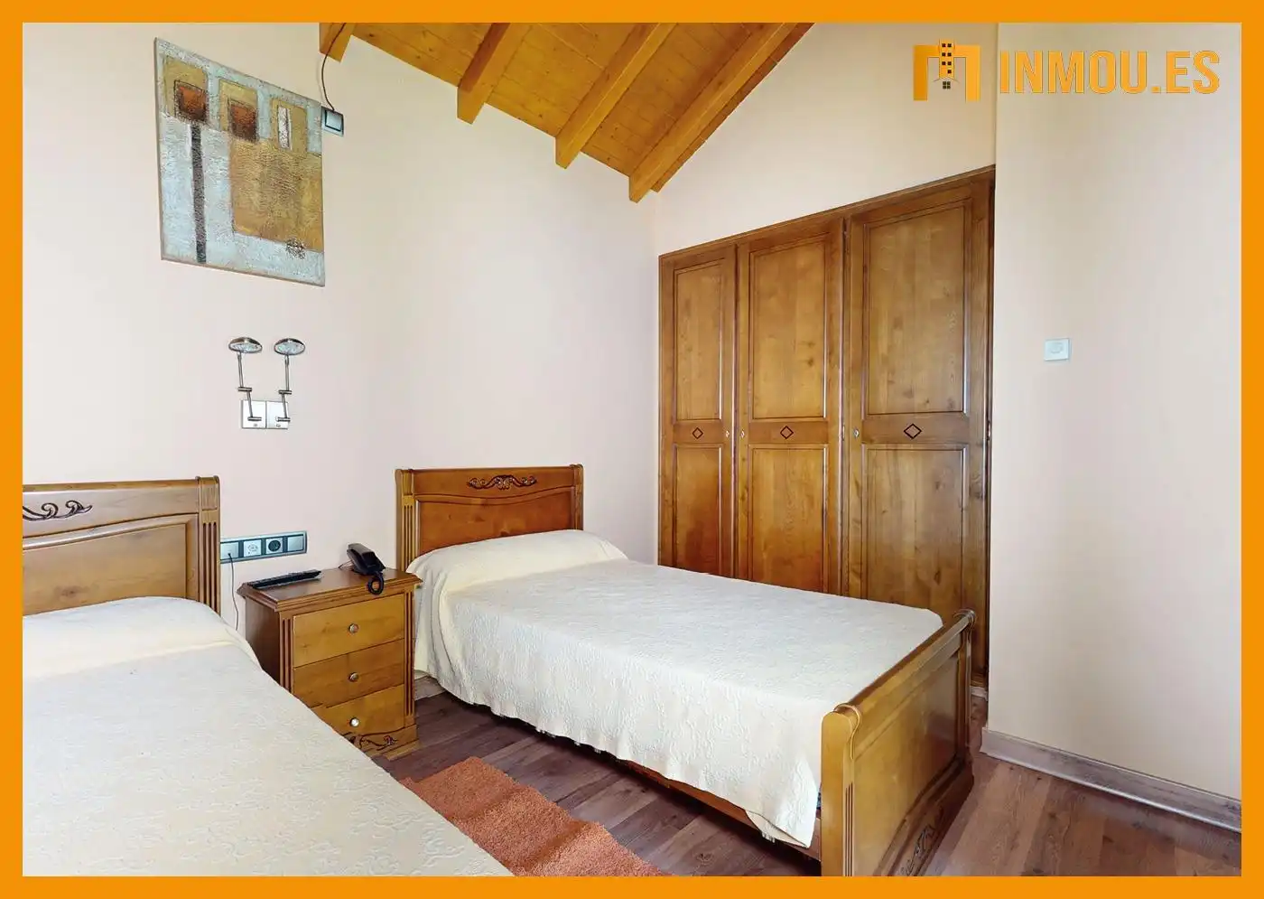Schlafzimmer von Haus oder Chalet zum Verkauf in O Irixo mit Heizung