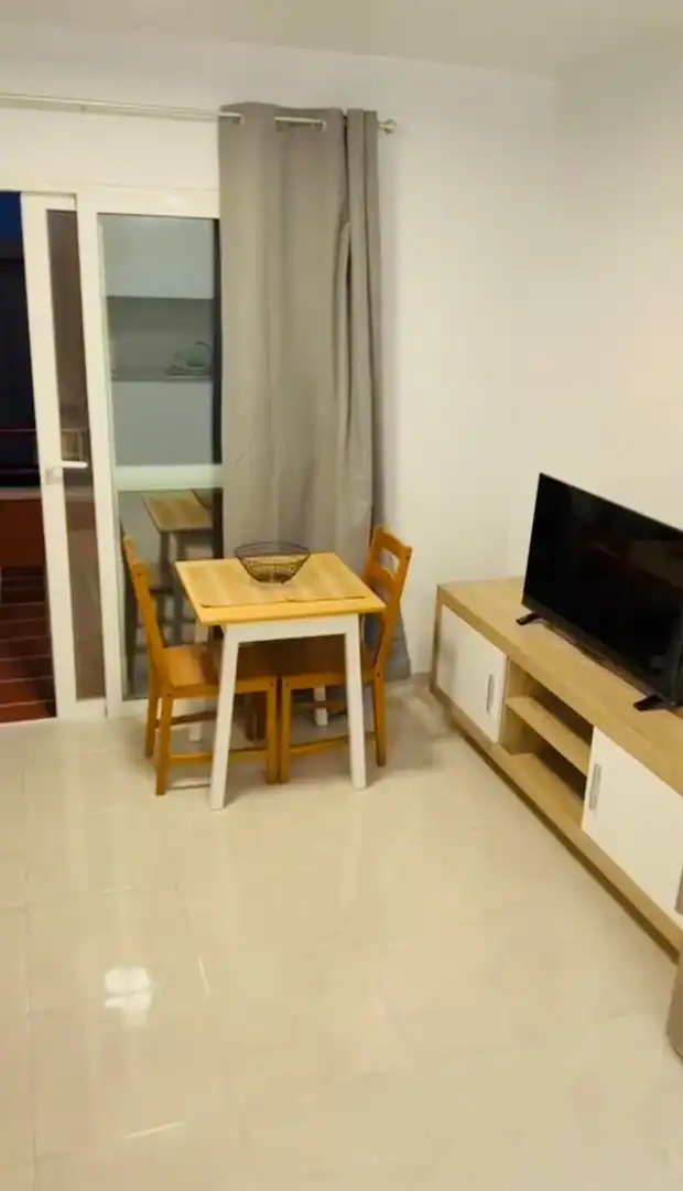 Esszimmer von Loft zur Miete in San Bartolomé de Tirajana mit Klimaanlage, Terrasse und Möbliert