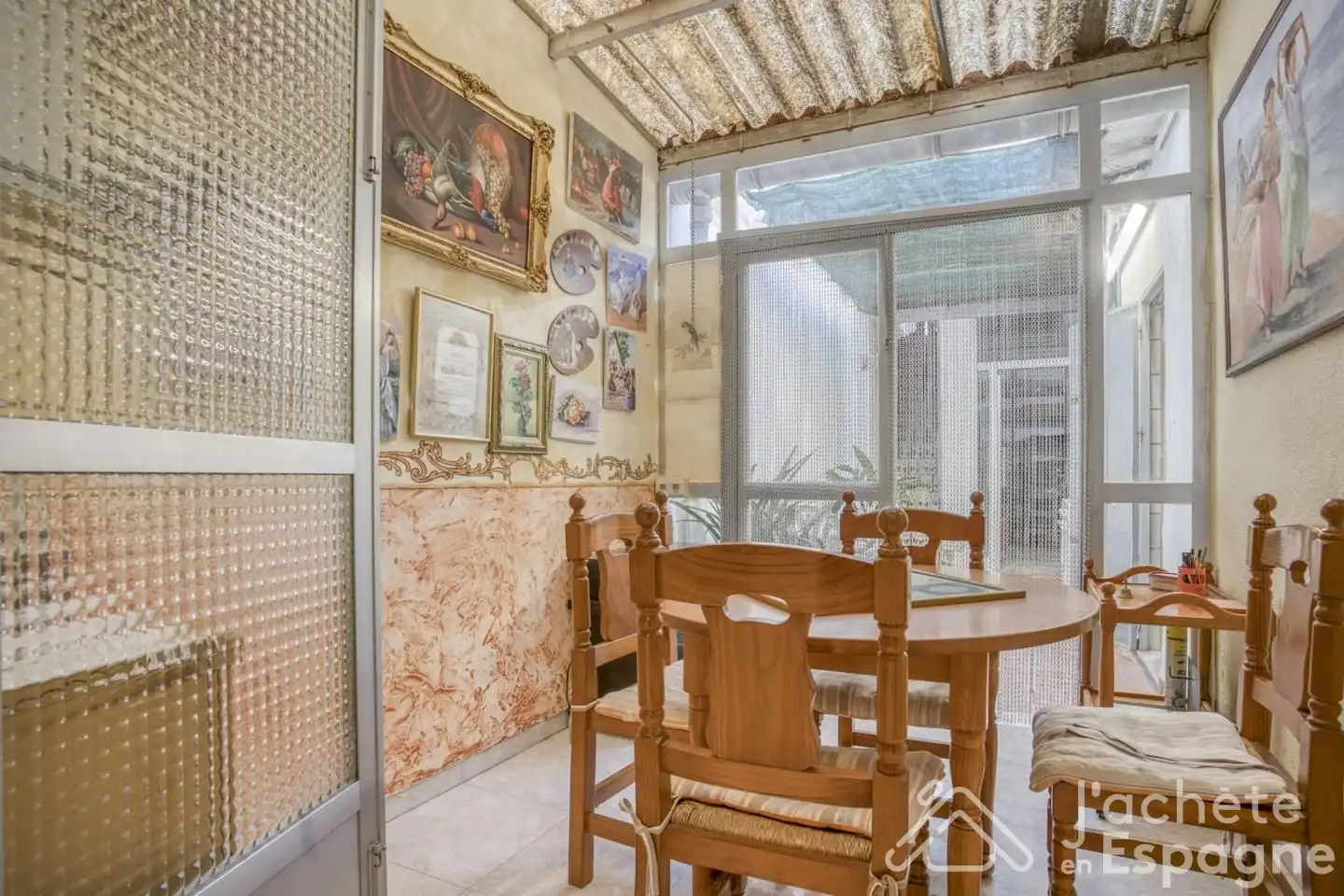 Dining room of Houses for sale in Massamagrell  with Terrace and Balcony