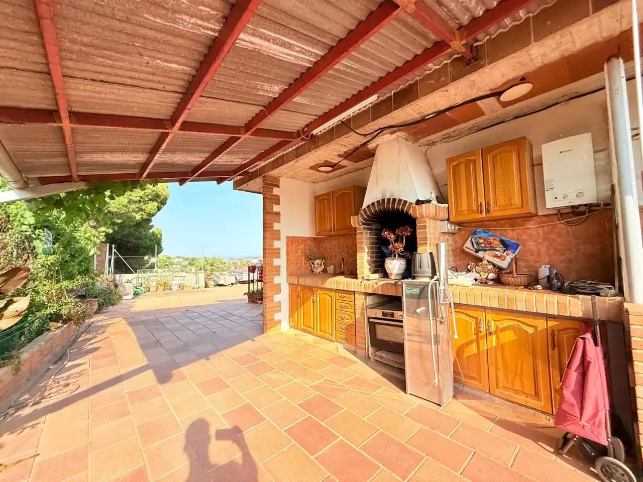 Cocina de Casa o chalet en venta en Riells i Viabrea con Aire acondicionado, Jardín privado y Terraza