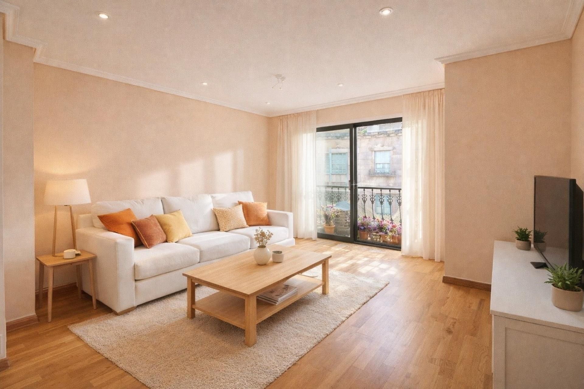 Sala de estar de Dúplex en venta en Vigo  con Calefacción y Balcón