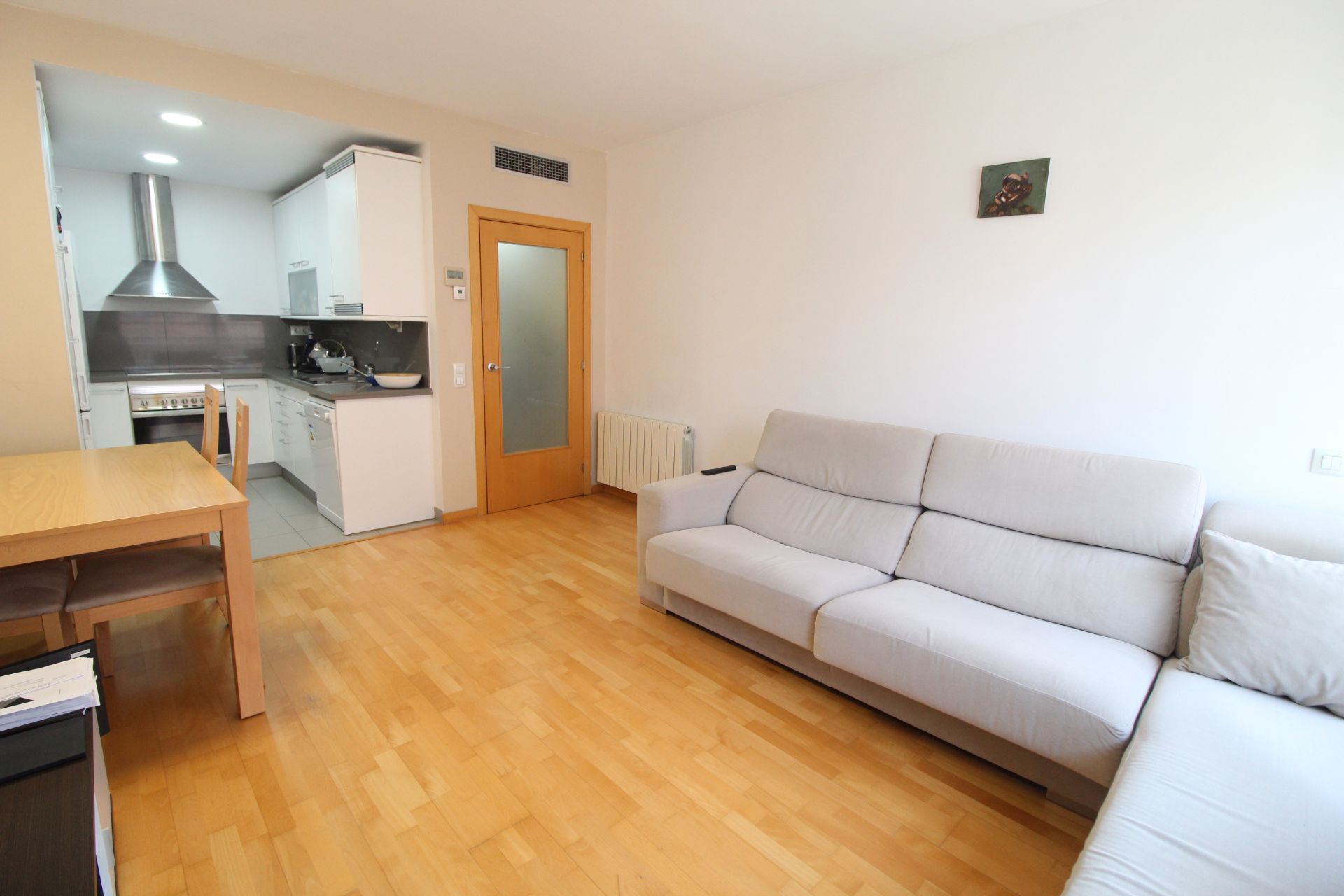 Sala d'estar de Pis en venda en  Barcelona Capital amb Aire condicionat, Calefacció i Parquet