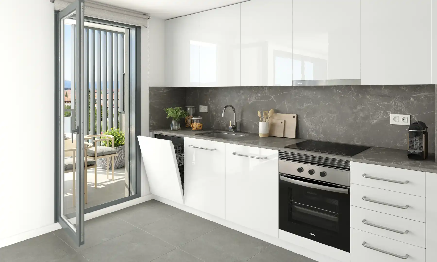 Piso de obra nueva con terraza en venta en Llevant, imagen 2
