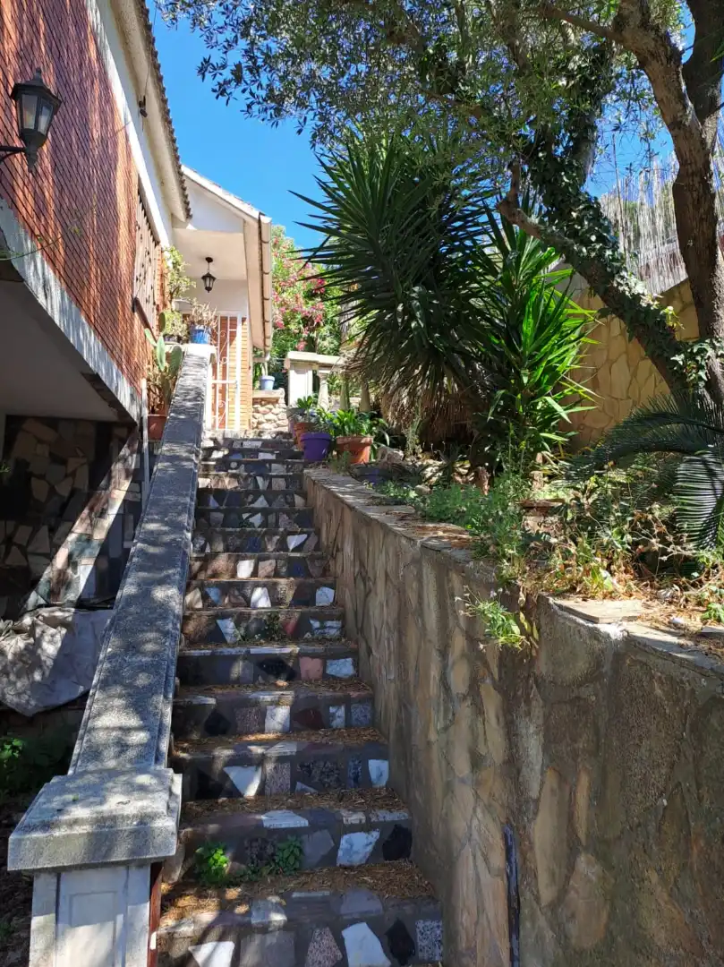 Vista exterior de Casa o chalet en venta en Gelida con Jardín privado y Terraza