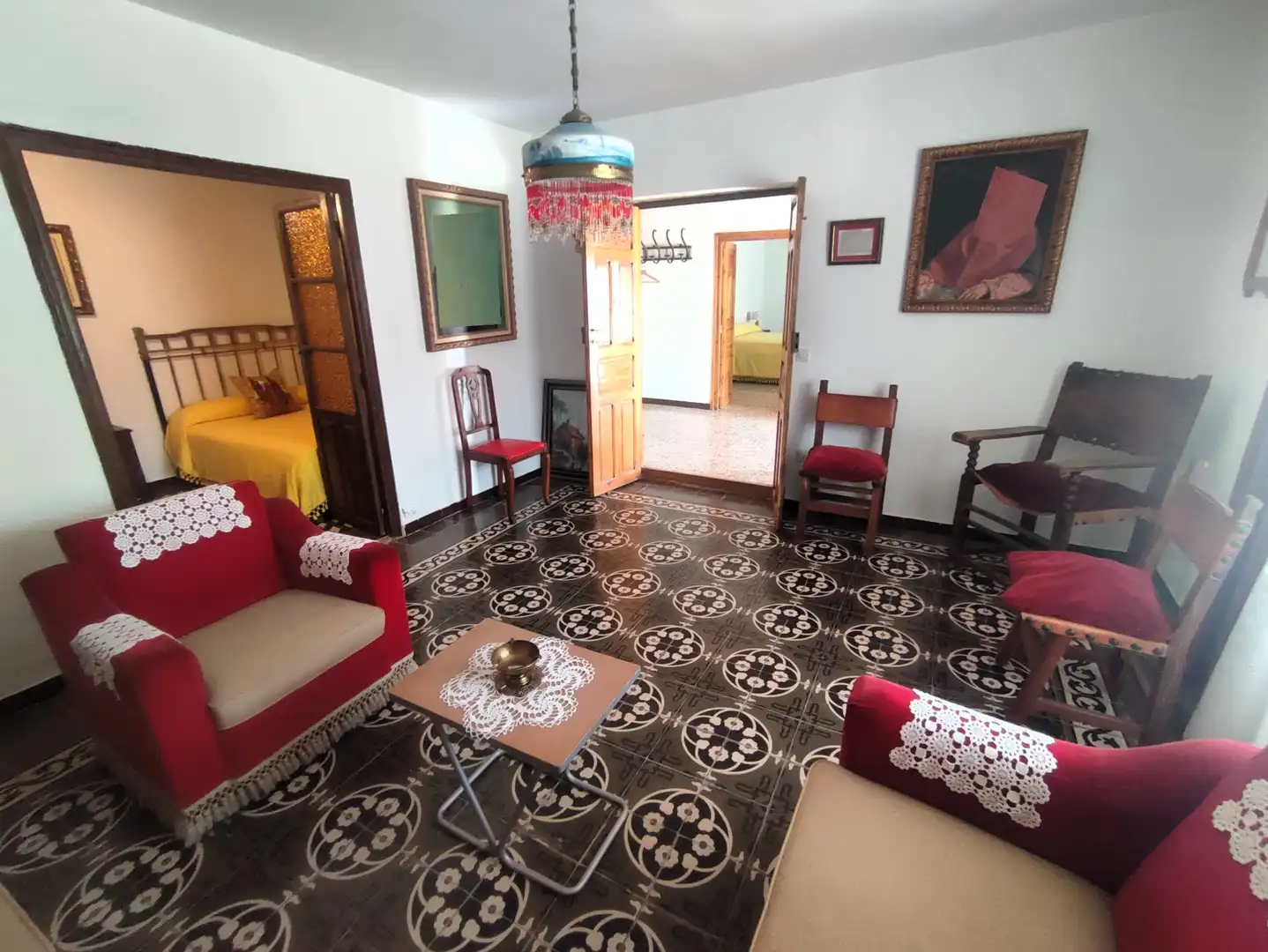 Sala de estar de Casa o chalet en venta en Lomoviejo con Trastero, Amueblado y Horno