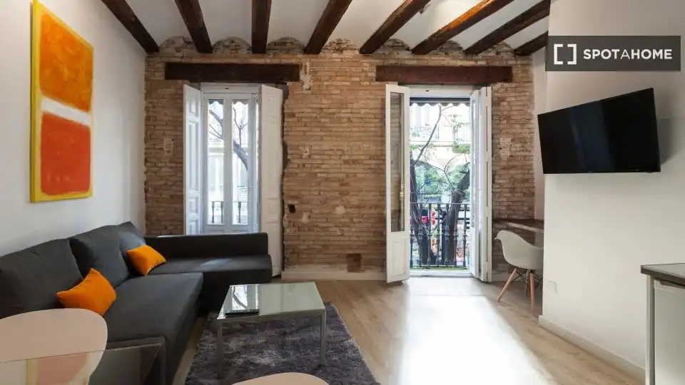 Sala de estar de Piso de alquiler en Mislata con Aire acondicionado, Calefacción y Amueblado