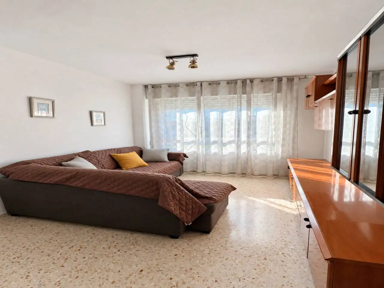 Sala d'estar de Pis en venda en La Vall d'Uixó amb Moblat