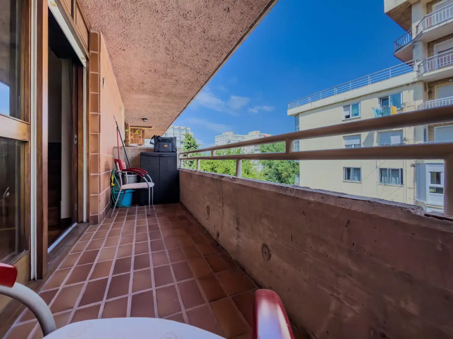 Balcony of Flat for sale in Santander  with Heating, Terrace and Storage room