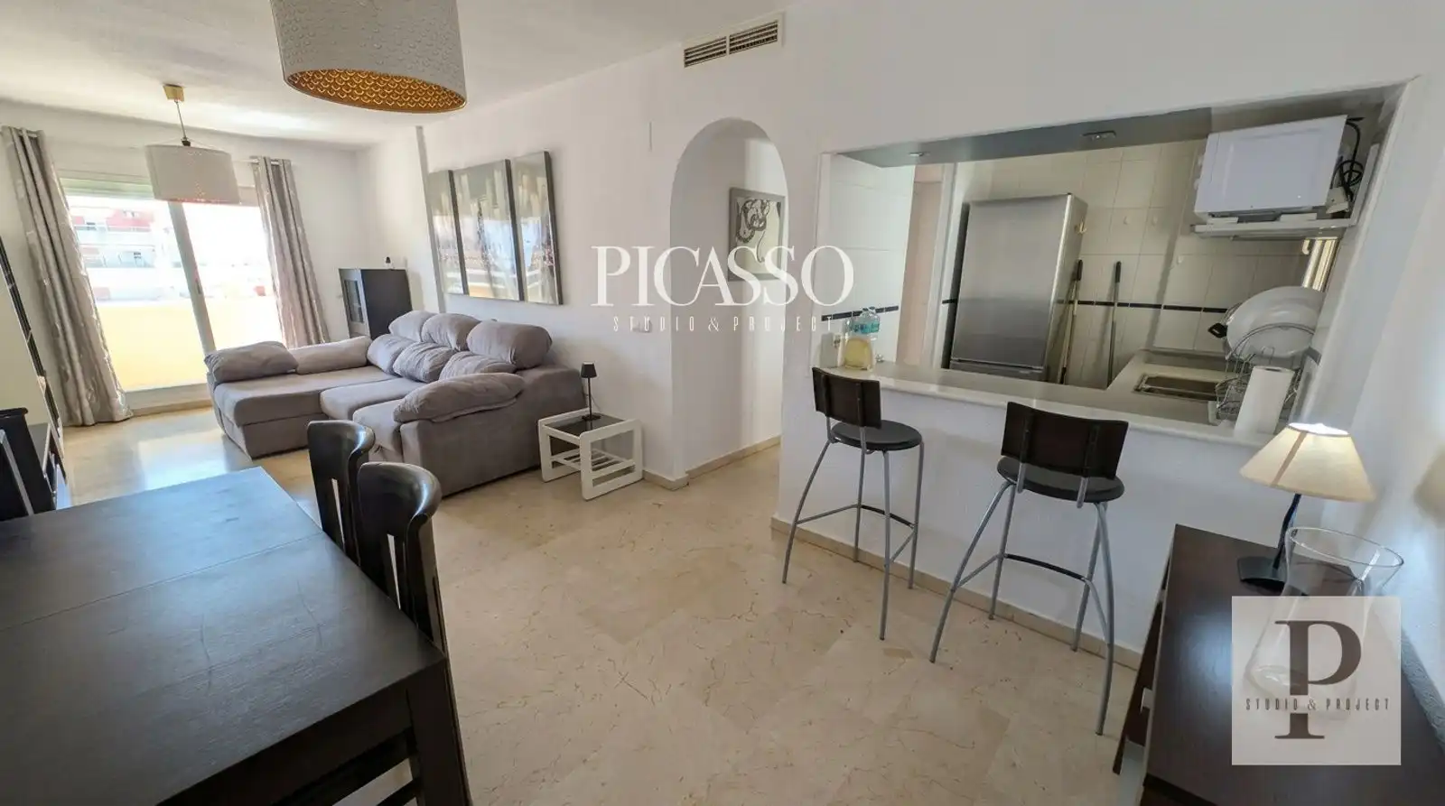 Flat with pool for sale in Torrequebrada, imagen 3