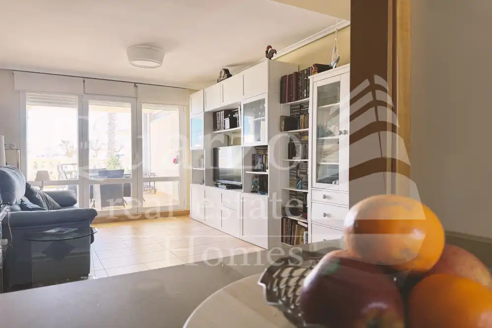 Sala d'estar de Apartament en venda en Dénia amb Aire condicionat, Calefacció i Terrassa