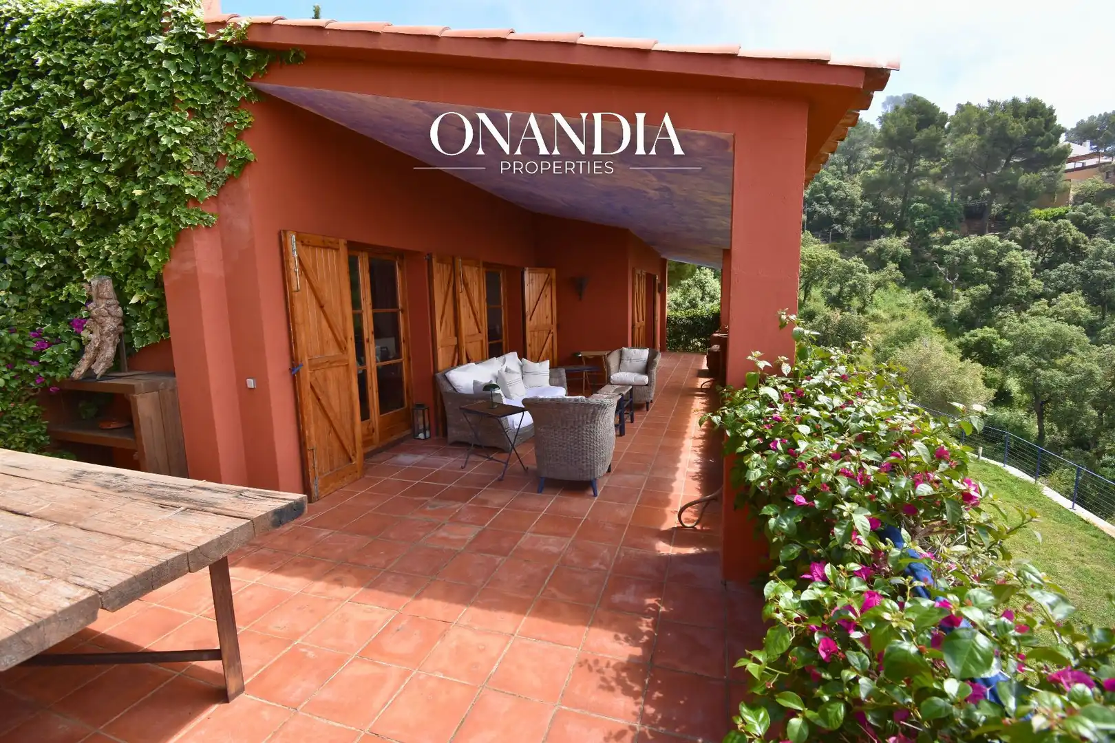 Terrace of Houses for rent in Begur  with Private garden and Swimming Pool