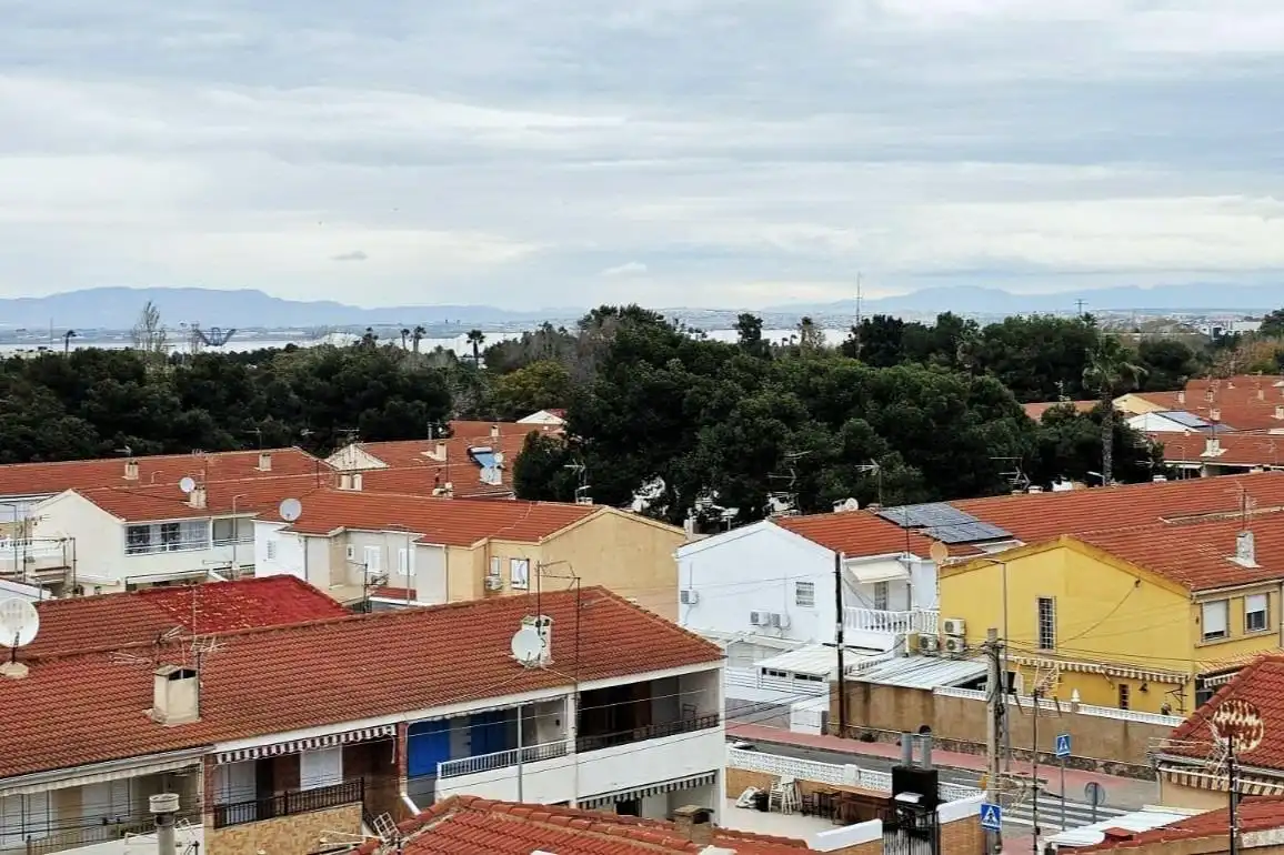 Vista exterior de Àtic en venda en Torrevieja amb Aire condicionat, Calefacció i Moblat