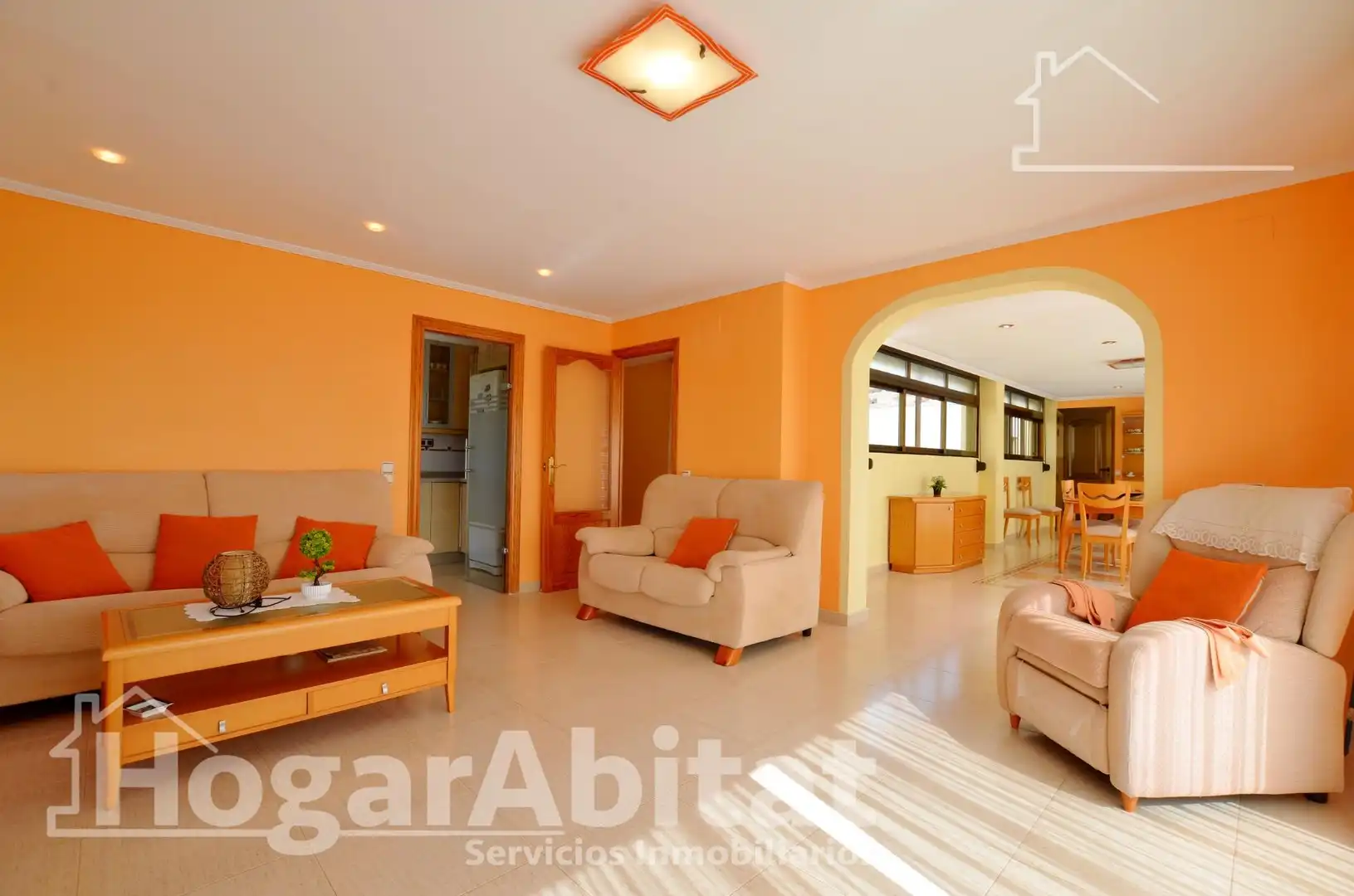 Living room of Attic for sale in Tavernes de la Valldigna  with Terrace, Storage room and Furnished