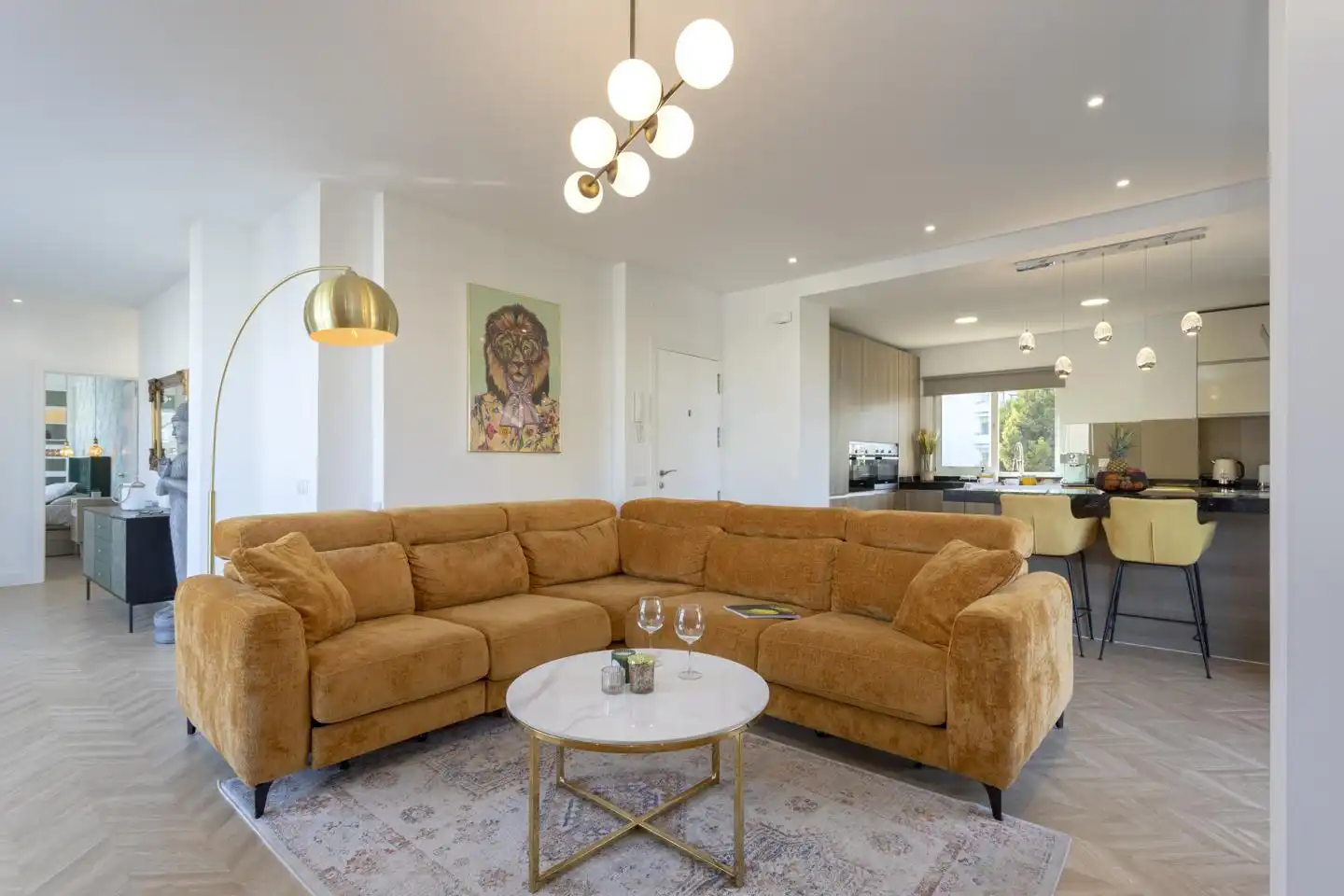 Living room of Apartments for sale in Benalmádena  with Air Conditioner, Terrace and Furnished