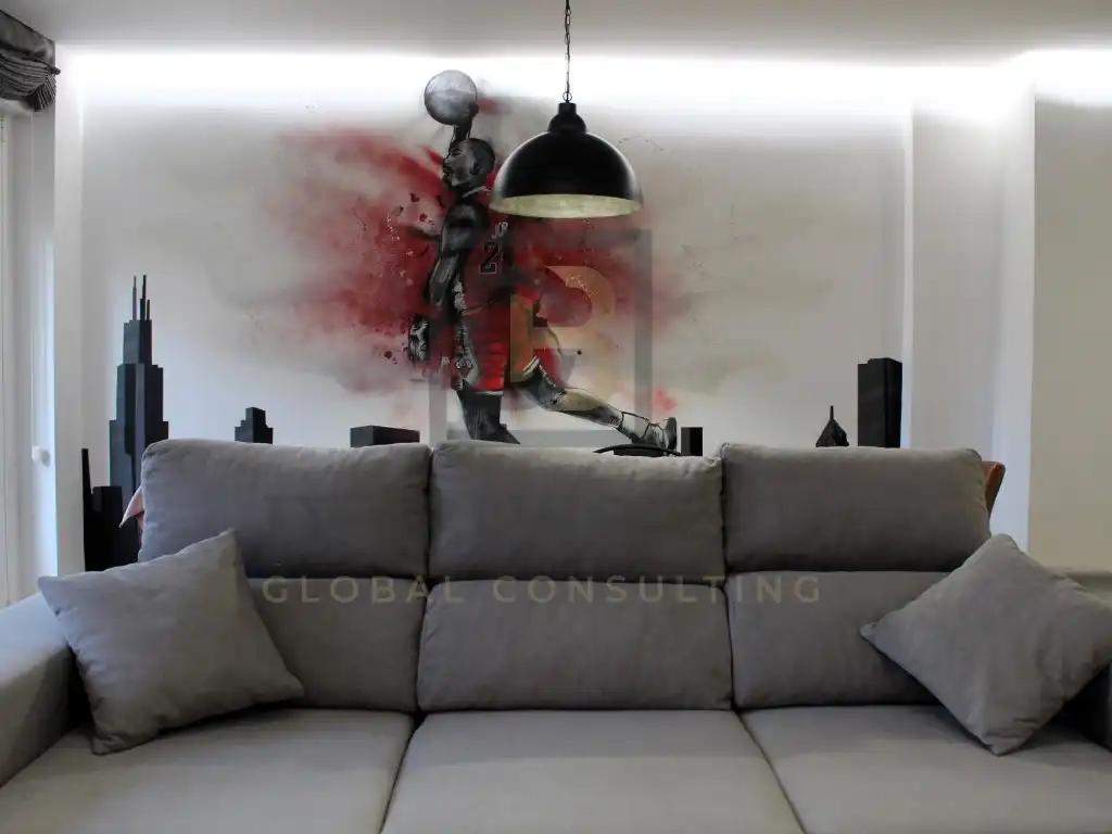 Living room of Apartments for sale in Orihuela  with Air Conditioner, Furnished and Balcony