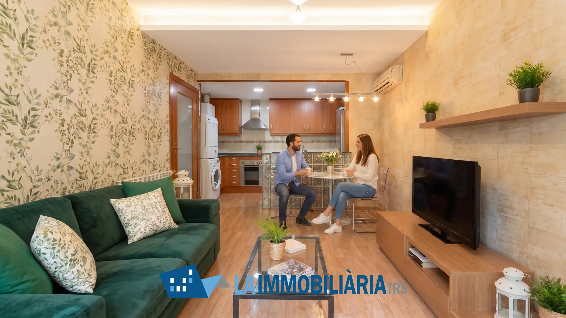Sala d'estar de Pis en venda en Terrassa amb Aire condicionat, Calefacció i Balcó