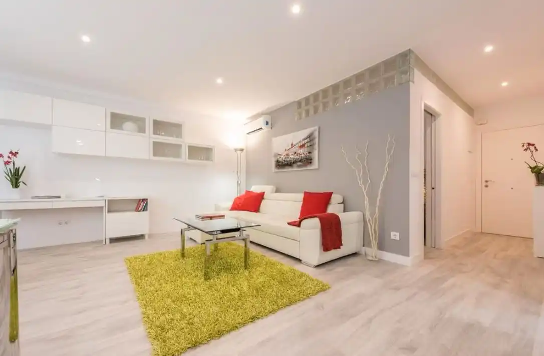 Sala de estar de Piso de alquiler en Sant Boi de Llobregat con Aire acondicionado, Amueblado y TV