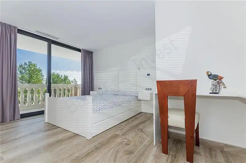 Schlafzimmer von Haus oder Chalet zur Miete in  Palma de Mallorca mit Klimaanlage, Heizung und Privatgarten