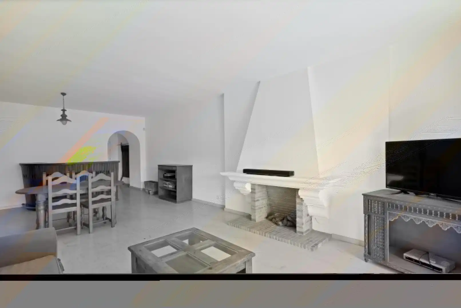 Sala de estar de Apartamento en venta en Estepona con Calefacción, Jardín privado y Piscina comunitaria