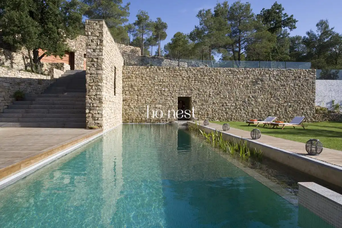Piscina de Casa o xalet en venda en Pontons amb Calefacció, Jardí privat i Piscina