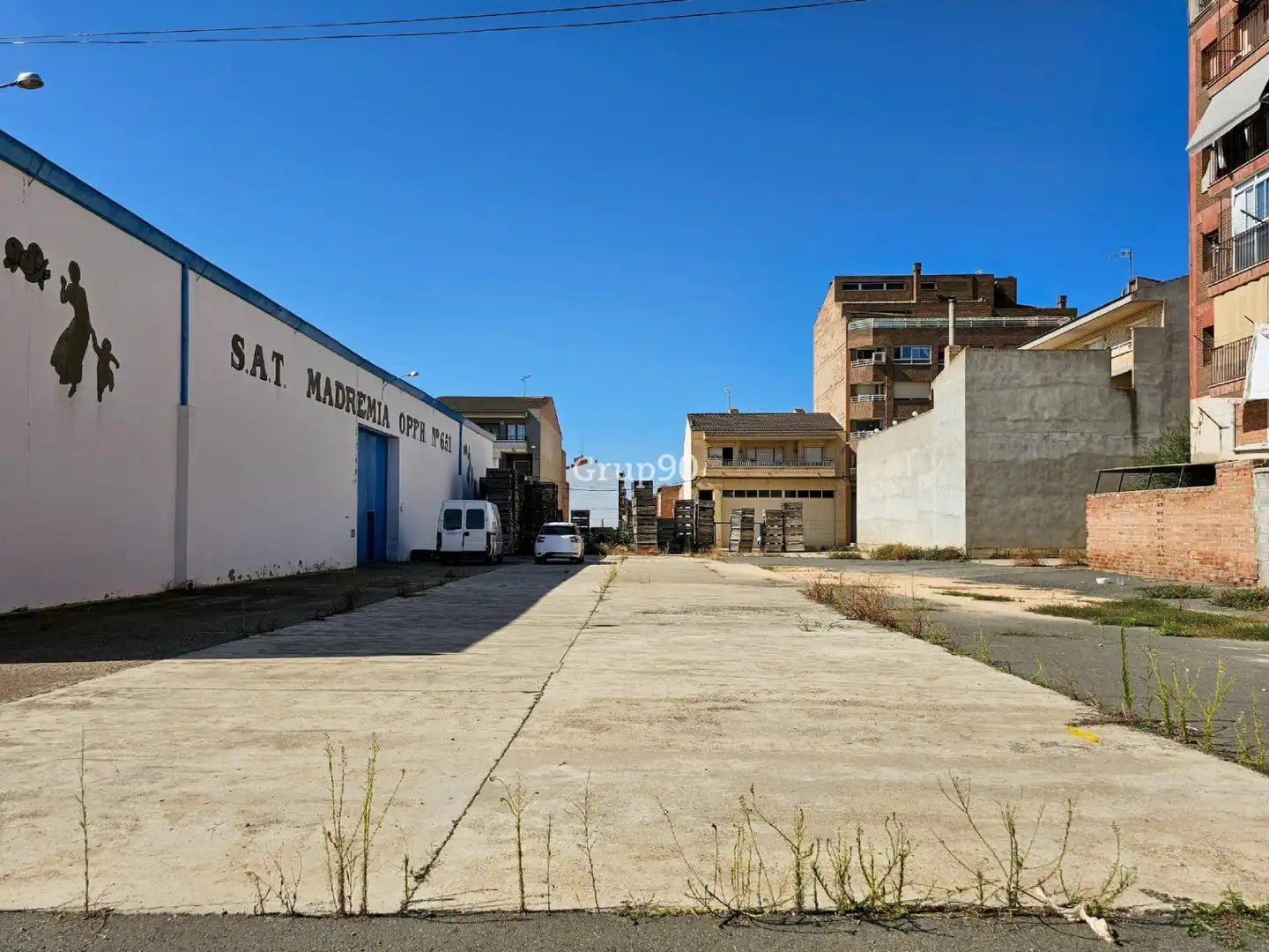 Vista exterior de Nave industrial en venta en Oria
