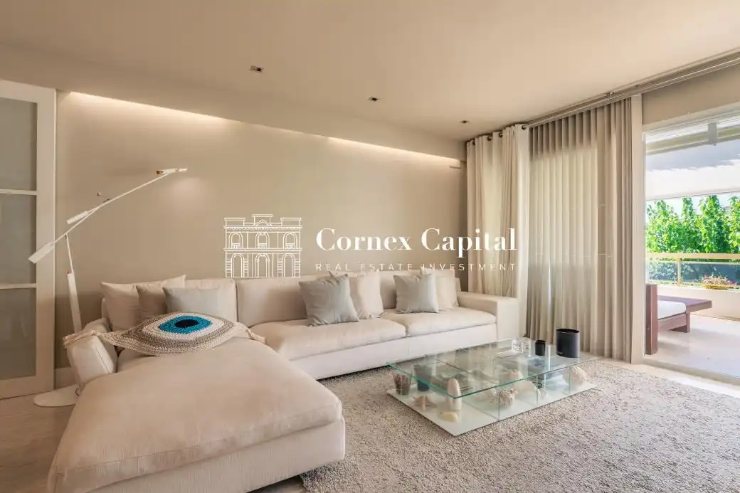Living room of Flat for sale in Castell d'Aro, Platja d'Aro i s'Agaró  with Air Conditioner, Heating and Private garden