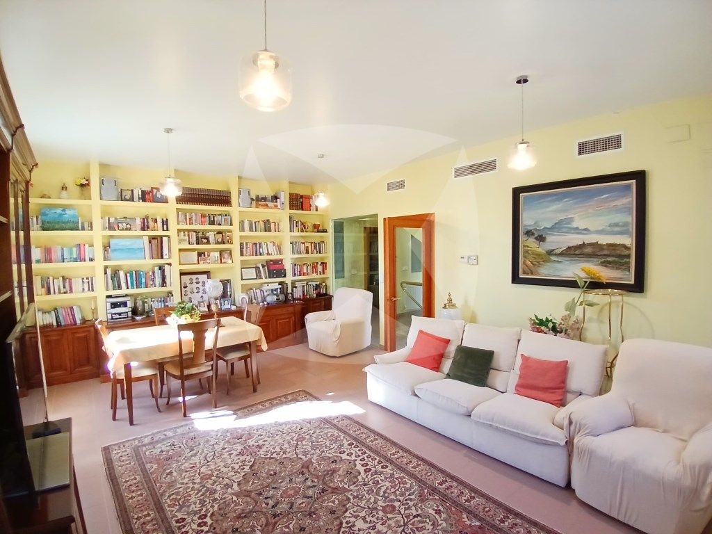 Living room of House or chalet for sale in Badajoz Capital  with Air Conditioner, Private garden and Storage room