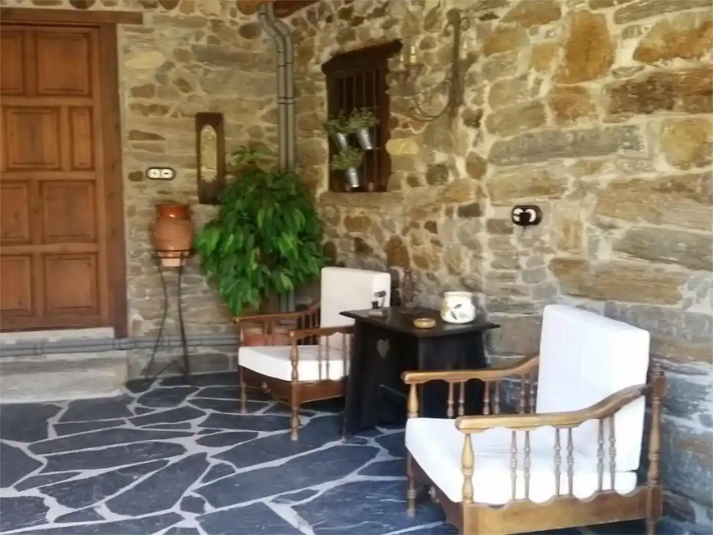 Terraza de Piso en venta en Petín con Jardín privado, Parquet y Amueblado
