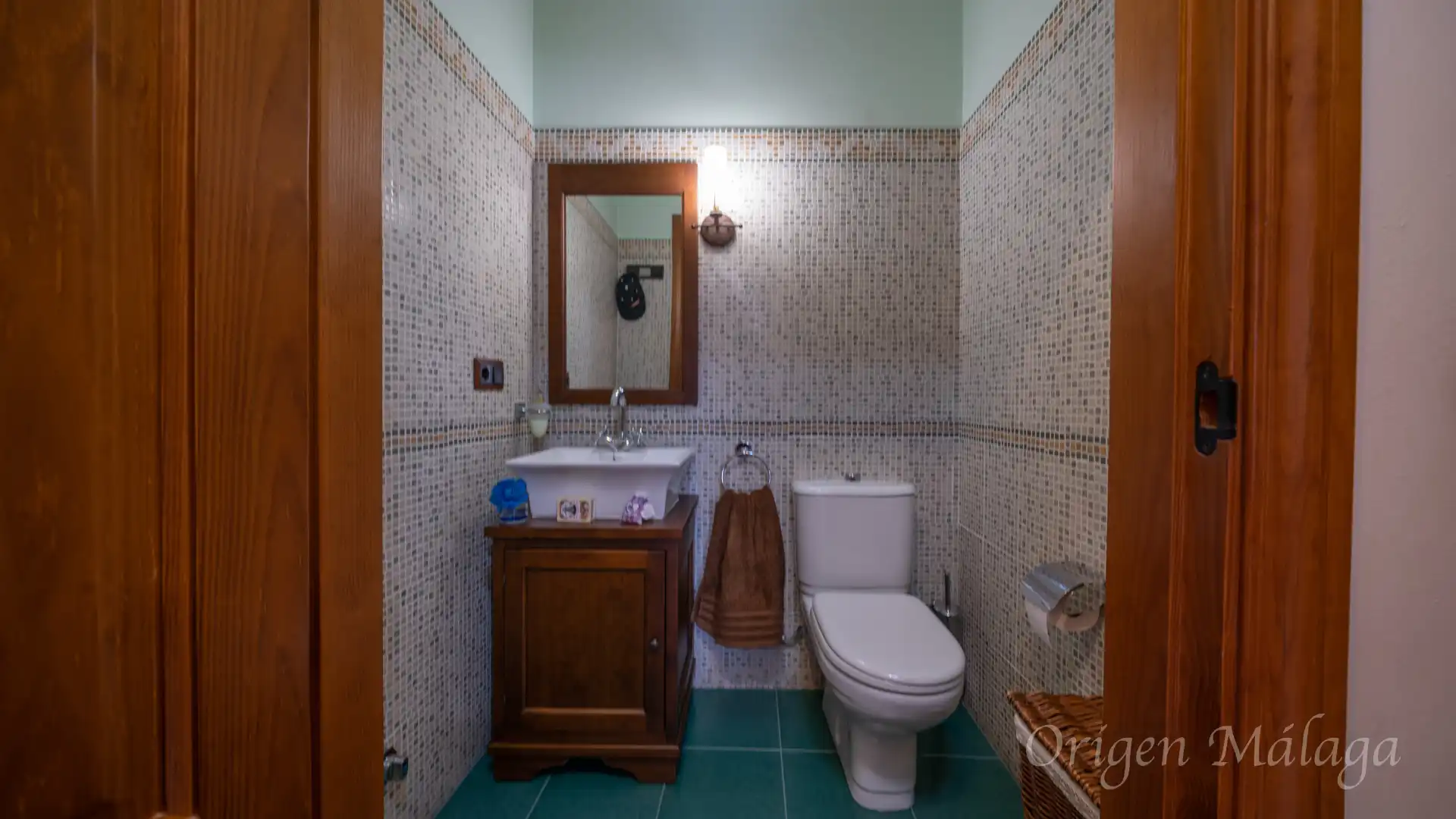 Baño de Casa o chalet en venta en Alhaurín de la Torre con Aire acondicionado, Calefacción y Jardín privado