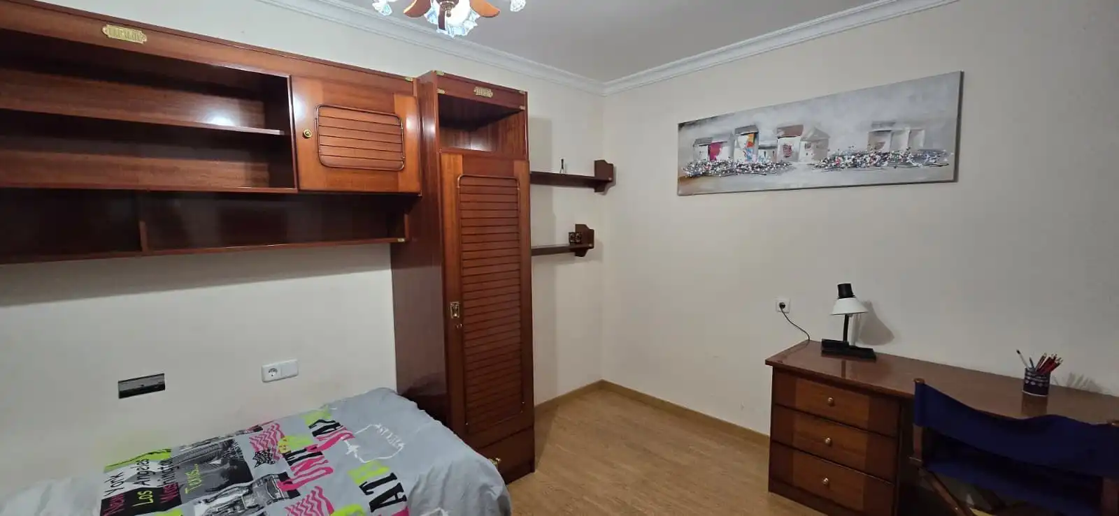 Bedroom of Flat for sale in Argamasilla de Calatrava  with Air Conditioner, Terrace and Furnished