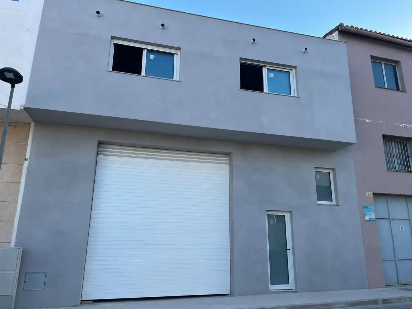 Vista exterior de Local de alquiler en Benissa con Alarma