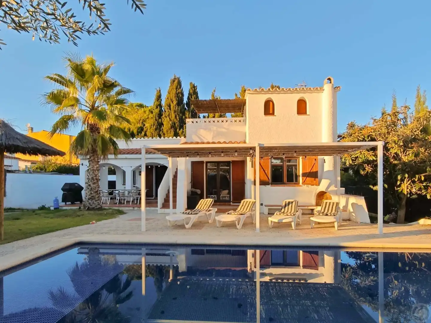 Piscina de Casa adosada en venta en Empuriabrava con Terraza, Trastero y Piscina