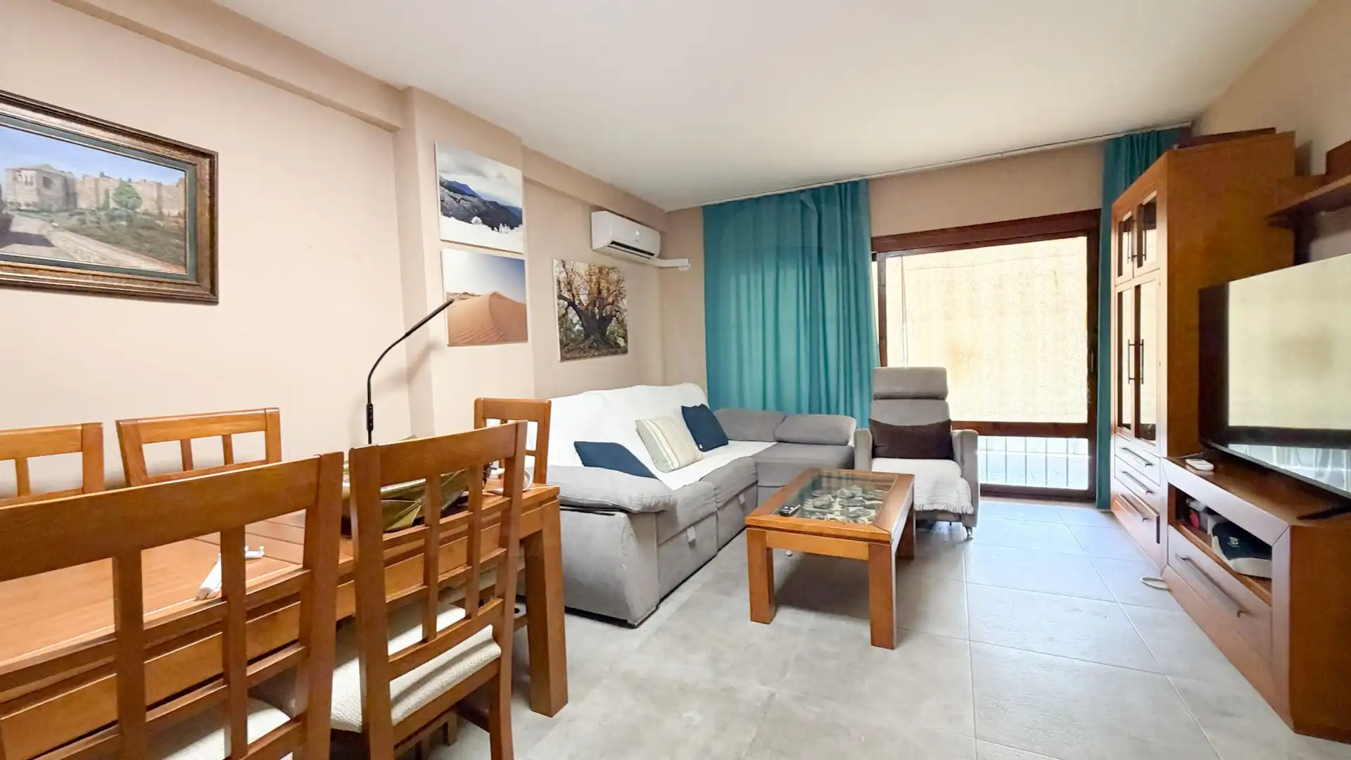Sala d'estar de Pis en venda en Málaga amb Aire condicionat, Calefacció i Terrassa