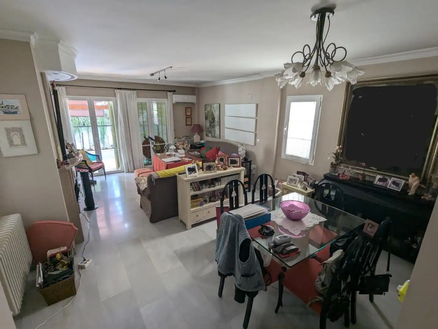 Menjador de Casa o xalet en venda en Granada amb Aire condicionat, Calefacció i Terrassa
